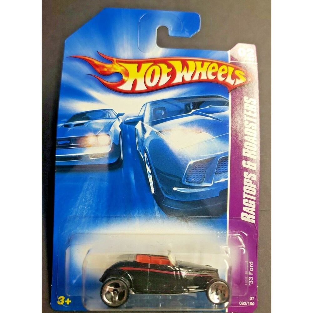 2005 Hot Wheels #82 1933 Ford Ragtops & Roadsters‎ Black HW12